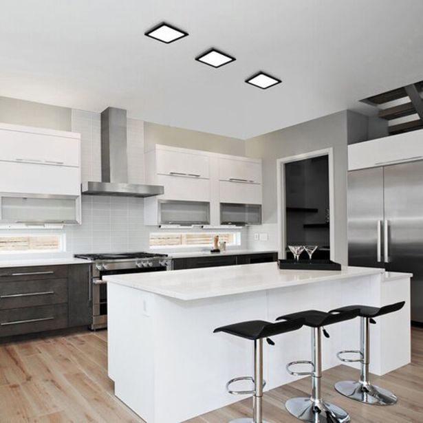 LED PANEL RABALUX SHAUN2 24W 3000K ČRNA KVADRATNA