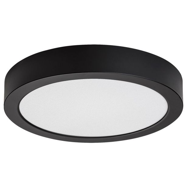LED PANEL RABALUX SHAUN2 24W 3000K ČRNA OKROGLA