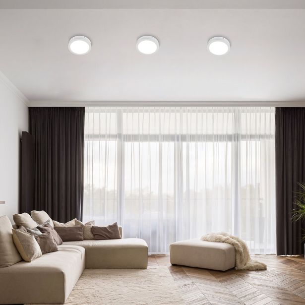 LED PANEL RABALUX SHAUN2 24W 4000K BELA OKROGLA