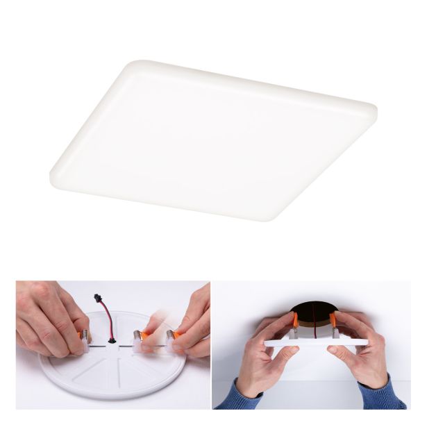 LED PANEL RL VELUNA 17.5W NW 3STEP DIM, 185X185MM IP44