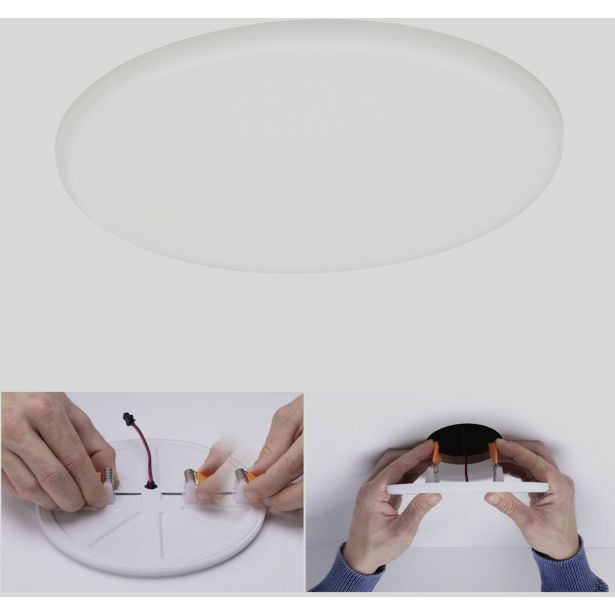 LED PANEL RL VELUNA 17.5W NW 3STEP DIM, FI=185MM IP44