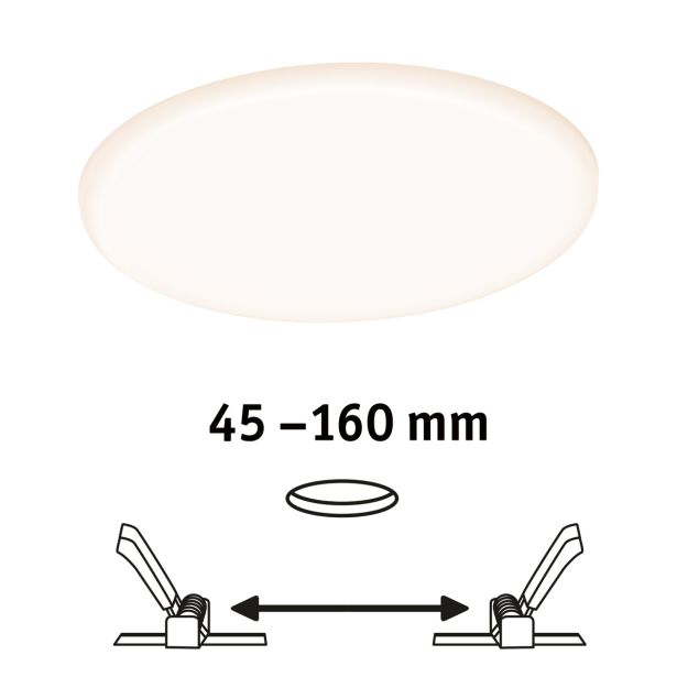 LED PANEL RL VELUNA 17W WW FI=185MM IP44