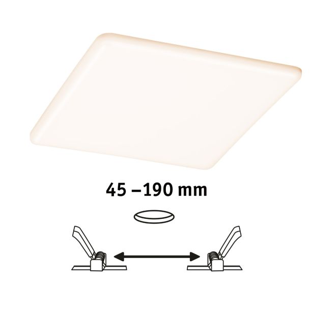 LED PANEL RL VELUNA 21W WW 3STEP DIM, 215X215MM IP44