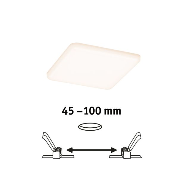 LED PANEL RL VELUNA 8.5W WW 125X125MM IP44