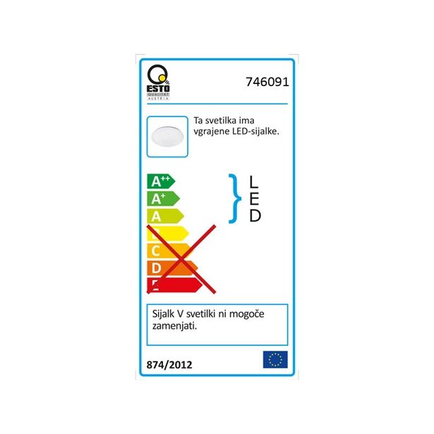 LED PLAFONJERA ESTO STARLIGHT 1X11.5W SMD-LED OKROGLA