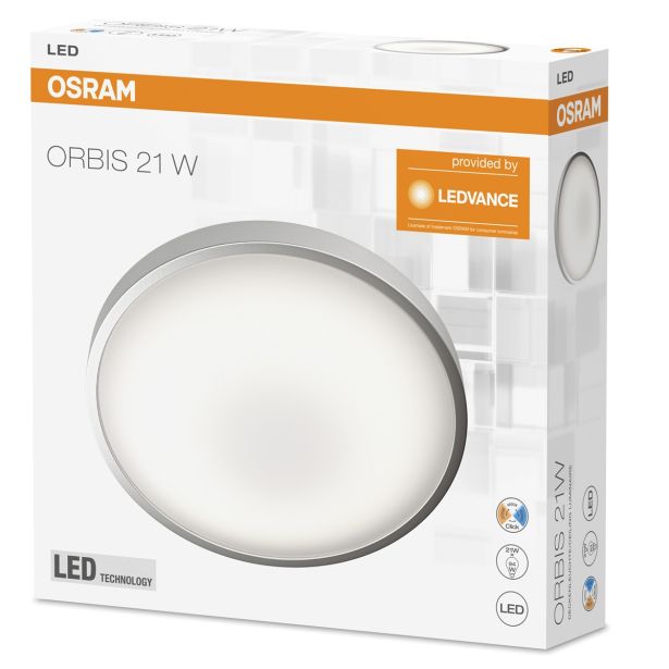 LED PLAFONJERA OSRAM ORBIS 400MM 21W 827-860 CLICK-CCT