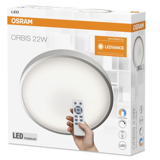 LED PLAFONJERA OSRAM SILARA 400MM 22W 827-860 REMOTE-CCT