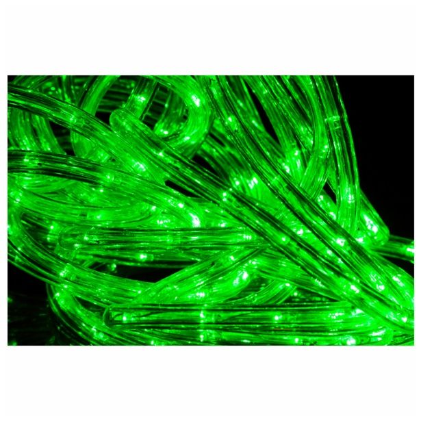 LUČKE MQ LED SVETLOBNA ZELENA 9 M CEV DVOŽILNA S KRMILNIKOM