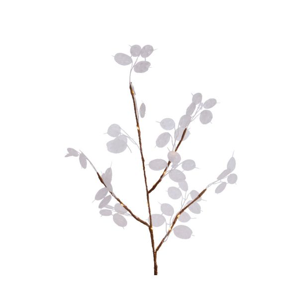 LUČKE LED VEJA CEKINČKI 75 CM 15 L BELA 2X AA