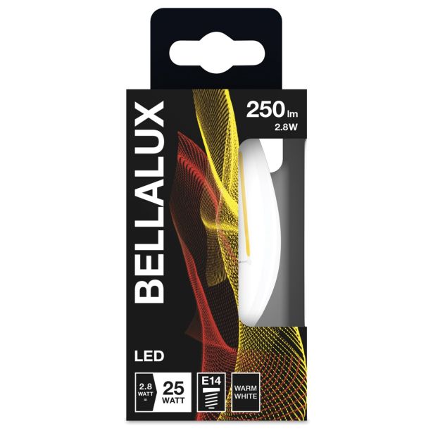 LED ŽARNICA E14 BELLALUX CLB25 2.8W/827 230V FILAMENT