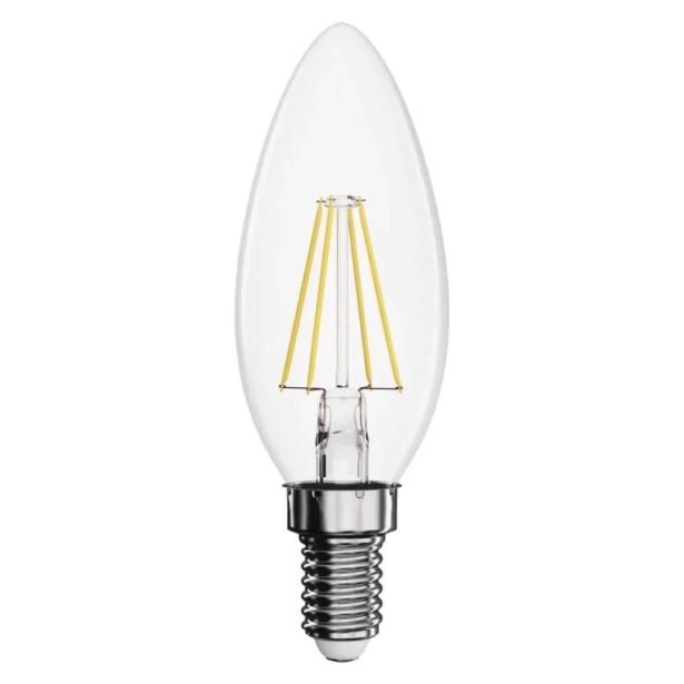 LED ŽARNICA E14 EMOS FLM CANDLE 3.4W WW