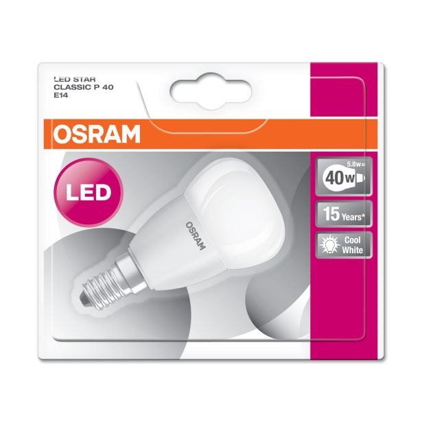 LED ŽARNICA E14 OSRAM ST CLP40 5W/840 FR 220-240V BUČKA MAT BL/1