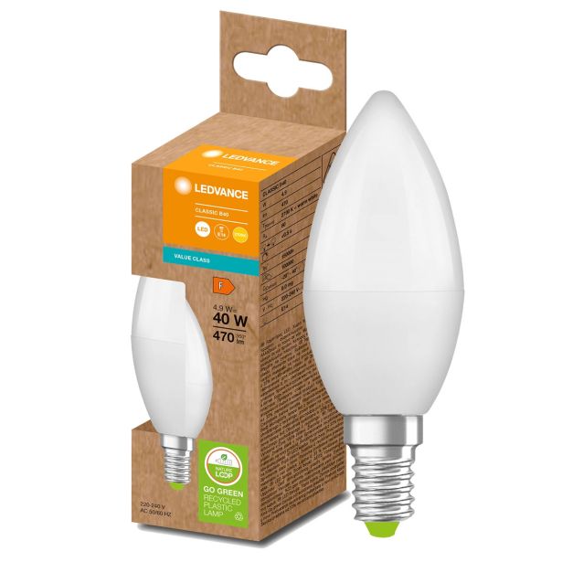 LED ŽARNICA E14 OSRAM VRP CL B 40 4.9W/827 FR