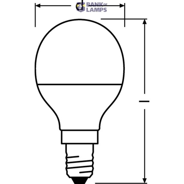 LED ŽARNICA E14 OSRAM VRP CL P 40 4.9W/827 FR