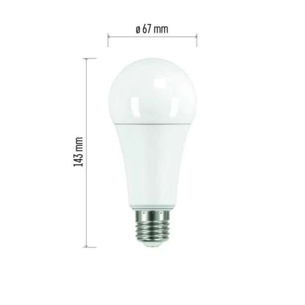 LED ŽARNICA E27 EMOS CLS A67 19W WW