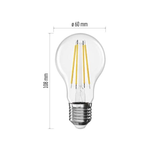 LED ŽARNICA E27 FLM A60 3.8W(60W) 806LM E27 NW A CLASS 3/1