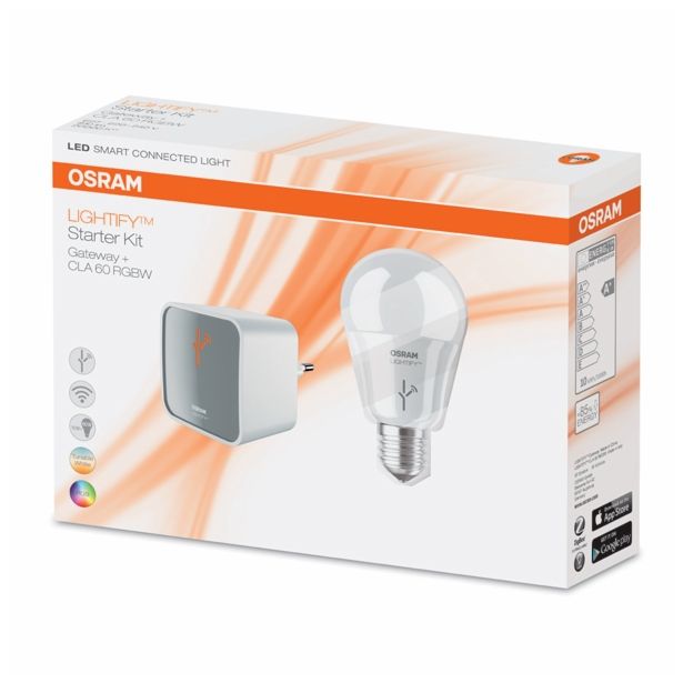 LED ŽARNICA E27 OSRAM LIGHTIFY STARTER KIT ZAČETNI KOMPLET 10W