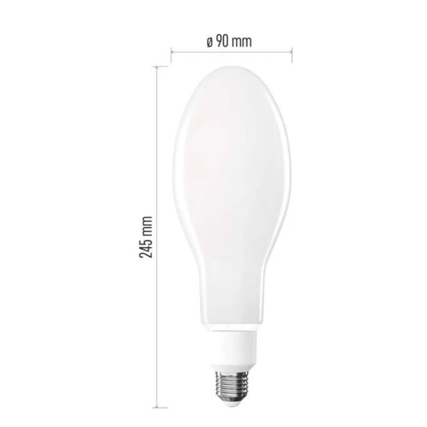 LED ŽARNICA FILAMENT ED90 / E27 / 36 W (327 W) / 6 000 LM / NEVTRALNO BELA