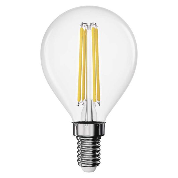LED ŽARNICA FILAMENT MINI GLOBE / E14 / 3,4 W (40 W) / 470 LM / NEVTRALNA BELA