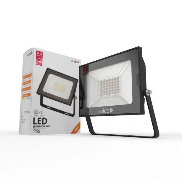 LED ZUNANJI REFLEKTOR AVIDE 30W 4000K 2250LM NEVTRALNO BELA