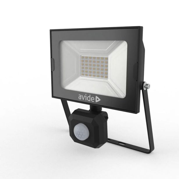 LED ZUNANJI REFLEKTOR AVIDE 30W 4000K 2250LM SENZOR NEVTRALNO BELA