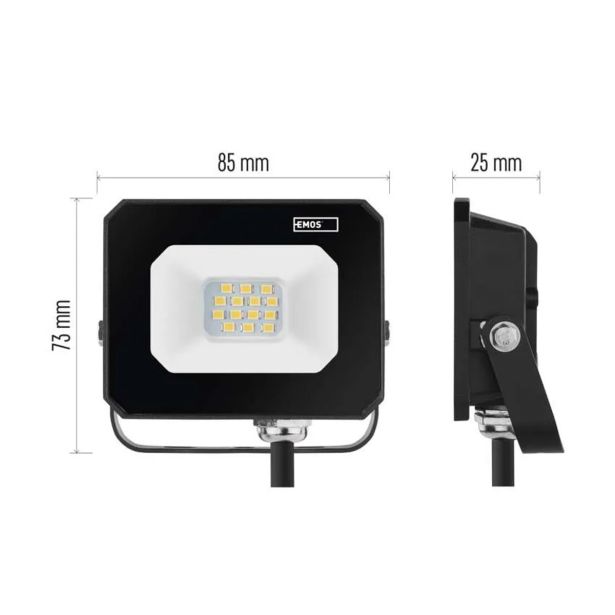 LED ZUNANJI REFLEKTOR EMOS SIMPO 10W 1000LM IP65 NW