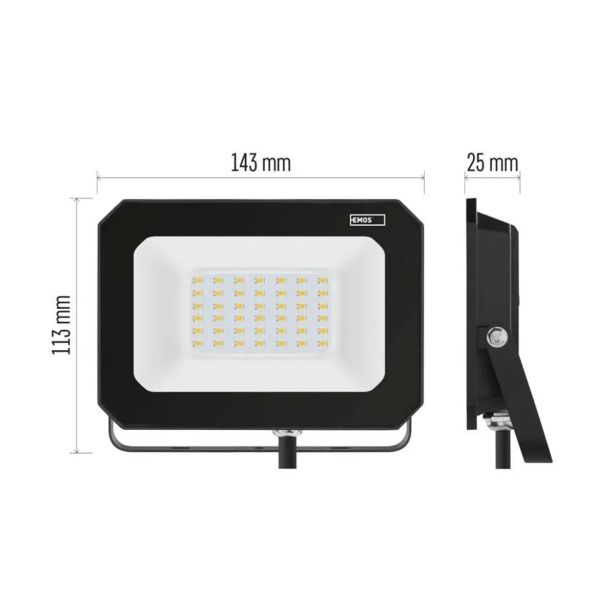 LED ZUNANJI REFLEKTOR EMOS SIMPO 30W 3000LM IP65 NW