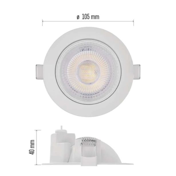 LED ZUNANJI REFLEKTOR SPOTLIGHT GERI 6.5W 780LM IP20 CCT W