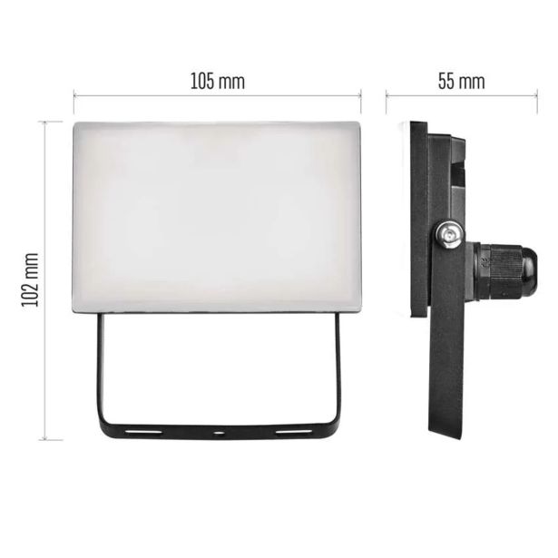 LED ZUNANJI REFLEKTOR TAMBO 10W 1000LM IP65