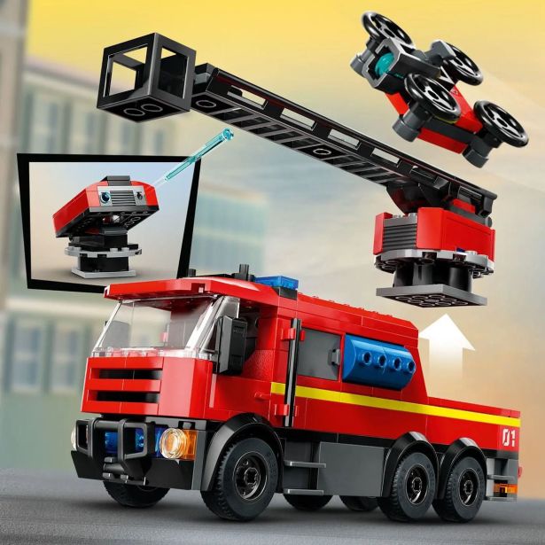 LEGO' CITY 60414 GASILSKA POSTAJA Z GASILSKIM VOZILOM