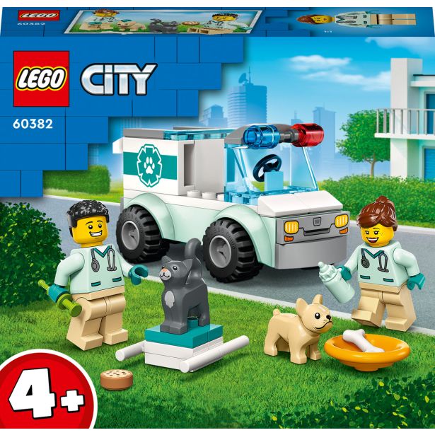 LEGO CITY GREAT VEHICLES 60382 VETERINARSKI REŠEVALNI KOMBI
