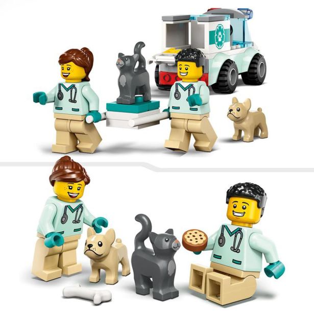 LEGO CITY GREAT VEHICLES 60382 VETERINARSKI REŠEVALNI KOMBI