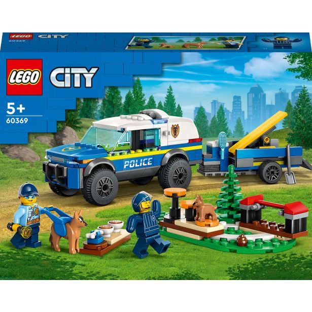 LEGO CITY POLICE 60369 PASJE USPOSABLJANJE PRI MOBILNI POLICIJI