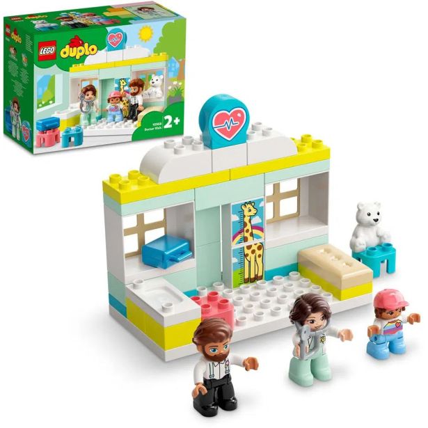 LEGO DUPLO TOWN 10968 REŠEVANJE - OBISK PRI ZDRAVNIKU