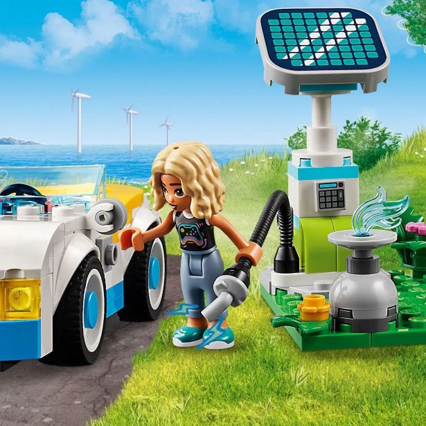 LEGO' FRIENDS 42609 ELEKTRIČNI AVTO IN POLNILNICA