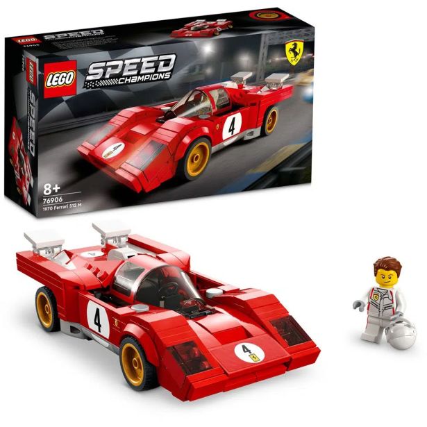 LEGO SPEED CHAMPIONS 76906 HITROSTNI PRVAKI 1970 FERRARI 512 M