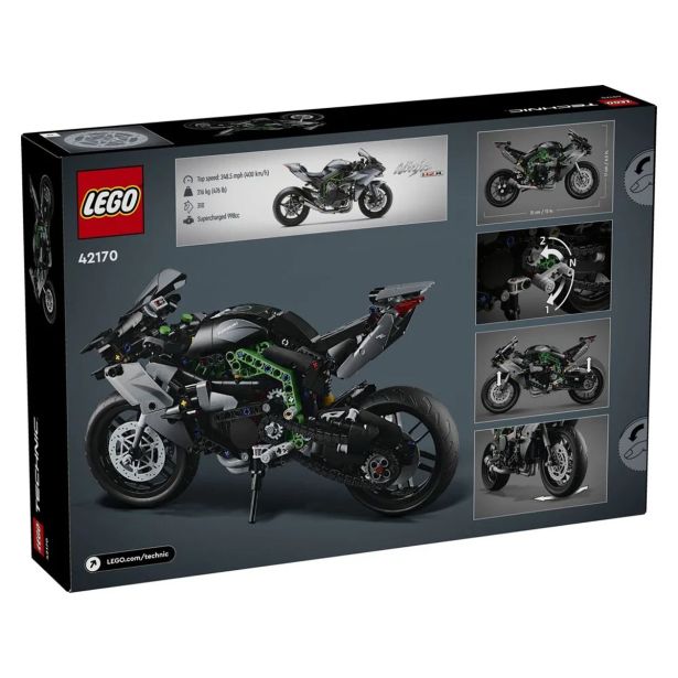 LEGO' TECHNIC' 42170 MOTOCIKL KAWASAKI NINJA H2R