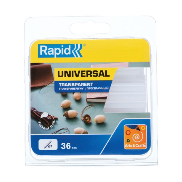 PRIBOR ZA LEP-LAK.PIŠTOLE RAPID LEPILO FI 7 MM 125 G 7X94 MM 36 PALČK