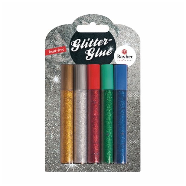 DODATEK ZA VENČEK RAYHER LEPILO Z BLEŠČICAMI SET BASIC II