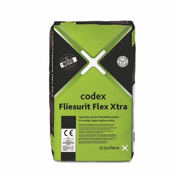 LEPILO ZA PLOŠČICE CODEX FLIESURIT FLEX XTRA 25 KG C2TE S1