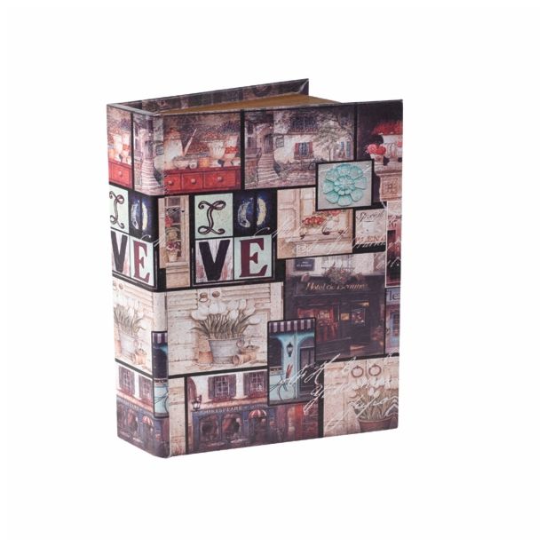 LES GLOSSTYLE LESENA DEKORATIVNA ŠKATLA 20X27X6.5 CM RAZL. MOTIVI