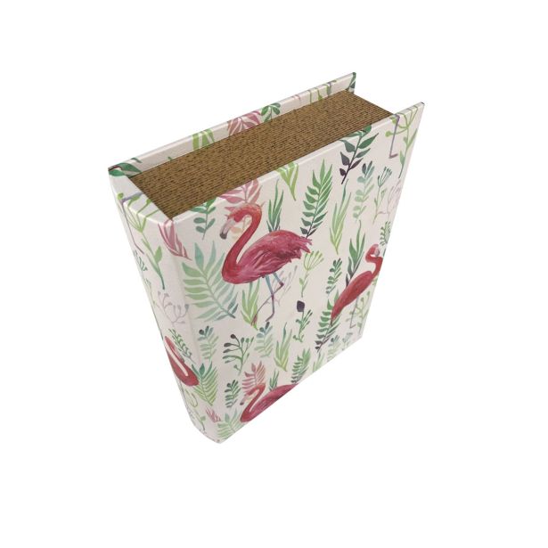 LES GLOSSTYLE LESENA DEKORATIVNA ŠKATLA FLAMINGO 20X27X6.5 CM