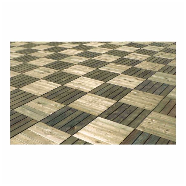 LESEN/PVC TLAKOVEC 50X50X4 CM SMREKA