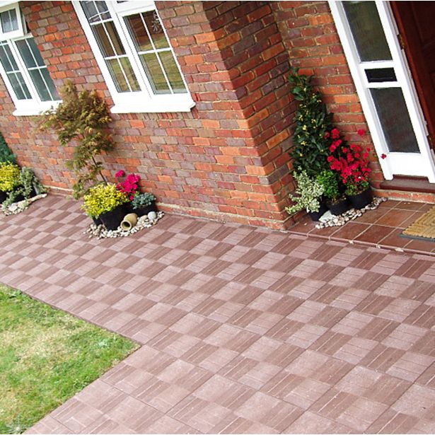 LESEN/PVC TLAKOVEC LEPLECO LATERA 40X40CM RJAVA