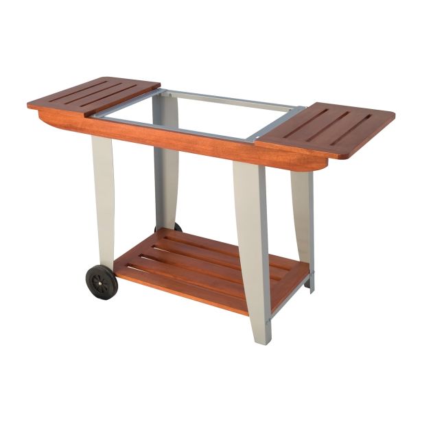 STOJALO ALI VOZIČEK GORENC LESEN VOZIČEK ZA PLINSKI ŽAR 65X40 CM