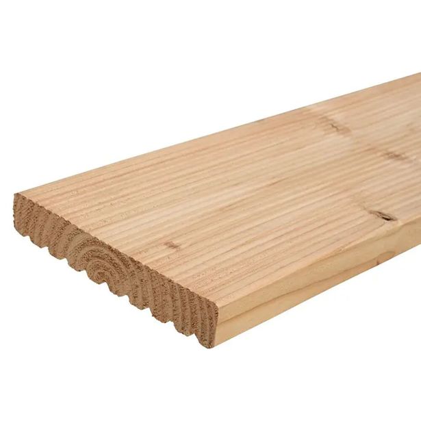 LESENA DESKA ZA TERASO DUGLAZIJA REBRIČENA 2000X145X28 MM
