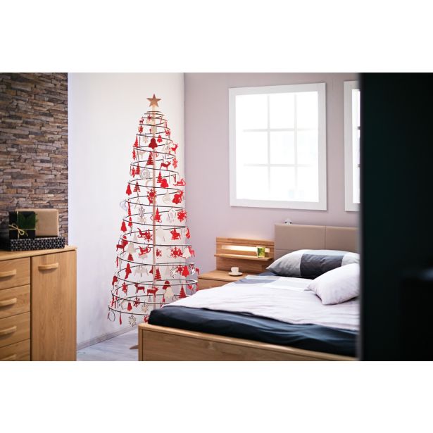 LESENA NOVOLETNA JELKA SPIRA SLIM, VIŠINE 190 CM