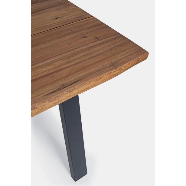 LESENA MIZA BIZZOTTO OSLO CHARC-NAT TABLE 200X100 CM