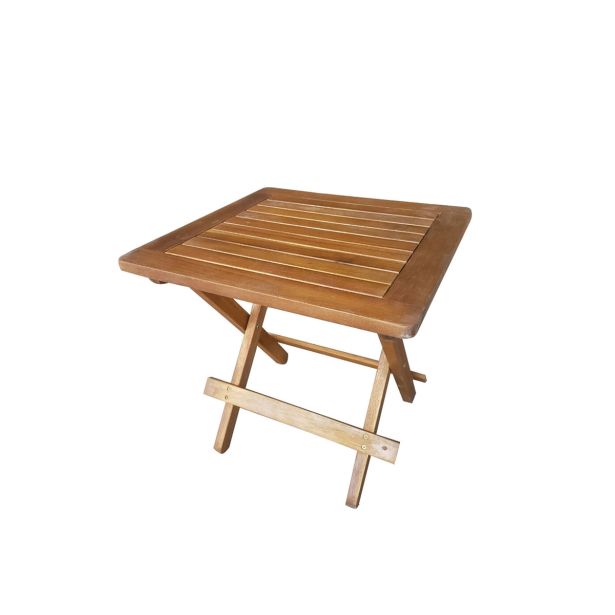 LESENA MIZA MQ TOSCANA ZLOŽLJIVA 45X45X45 CM AKACIJA