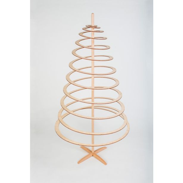 LESENA NOVOLETNA JELKA SPIRA VELIKA, VIŠINE 138 CM